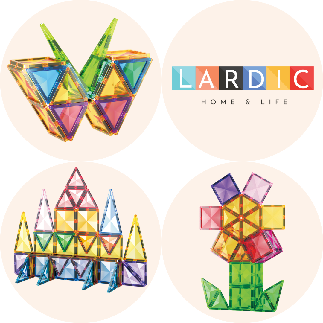 Lardic® Magnetic Toys – Magnetic Tiles - 40 pieces