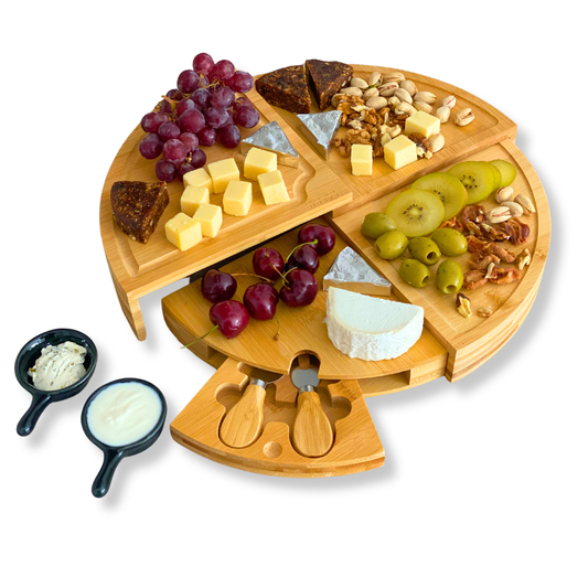 Lardic® Kaasplank - Tapasplank - Borrelplank mit Dipkommen