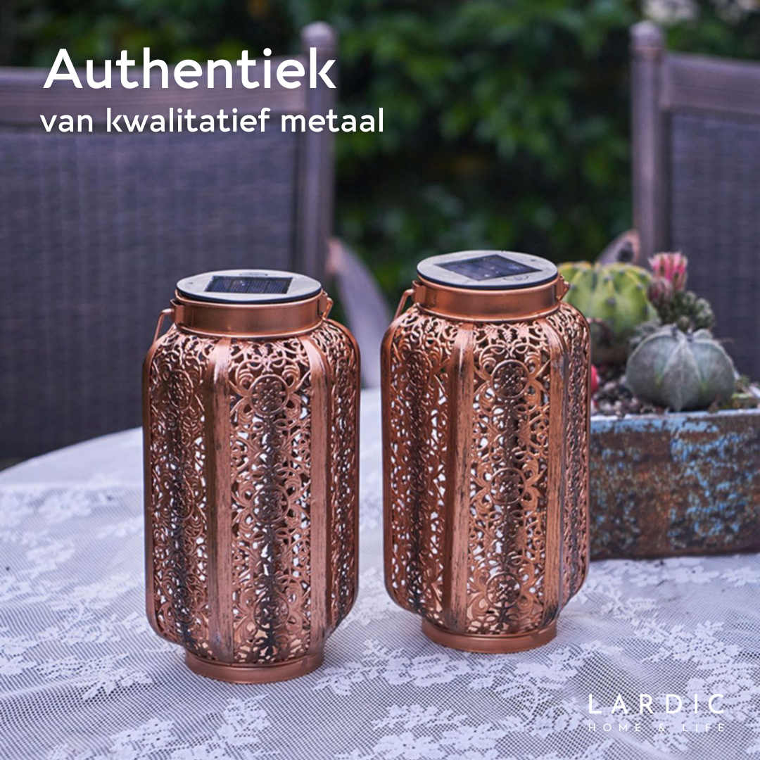 Lardic Solar Garden Lamp - Table Lamp Bronze