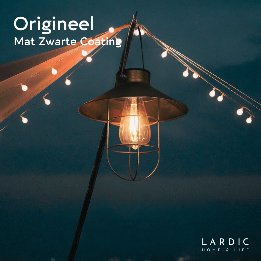 Lardic Solar Garden Lamp - Wall Lamp Black