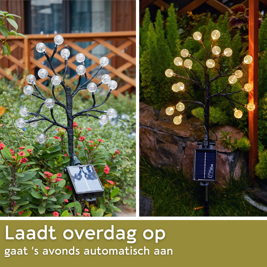 Lardic® Solar Garden Lamp with Ground Spike – Garden Lighting - Bulbs