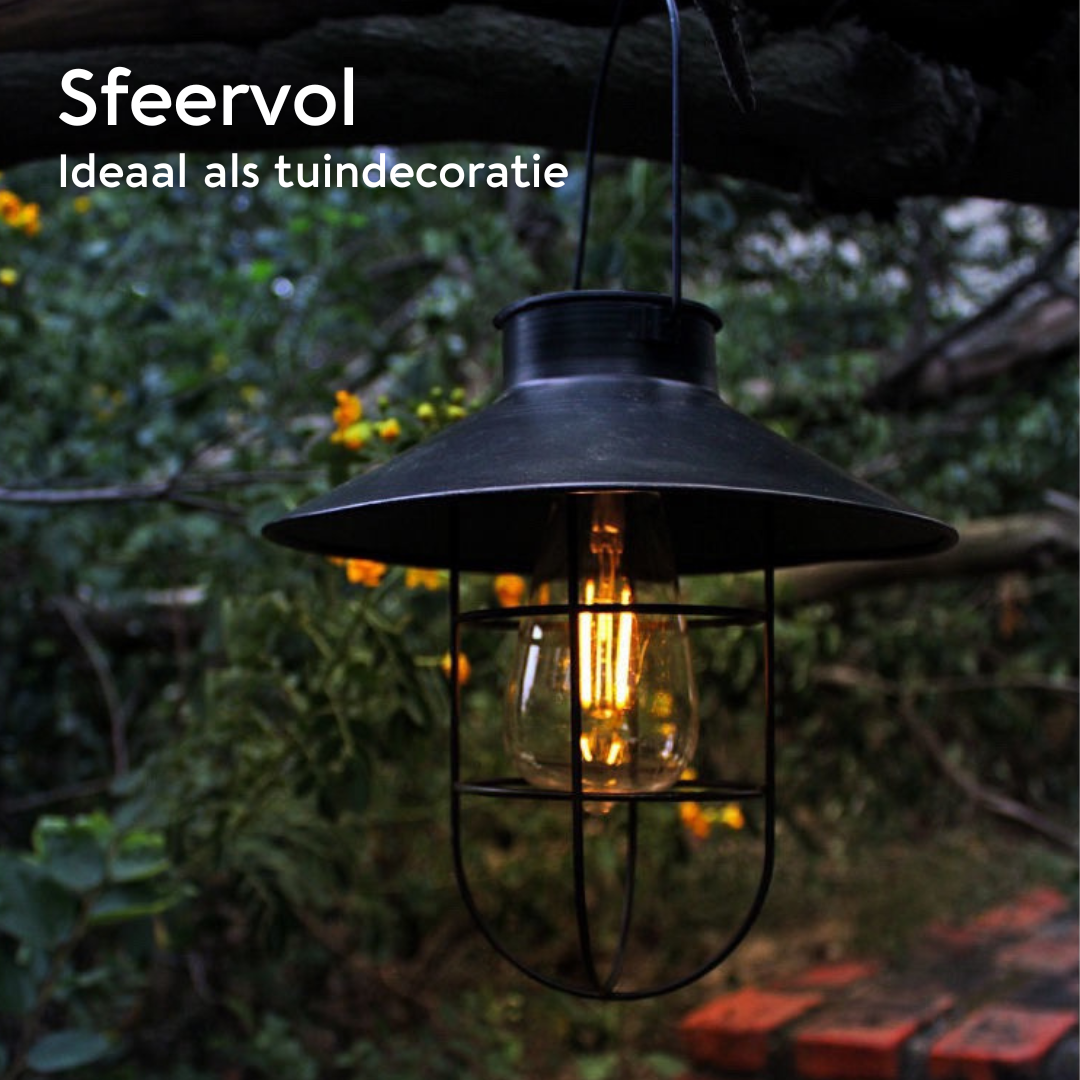 Lardic Solar Garden Lamp - Wall Lamp Black