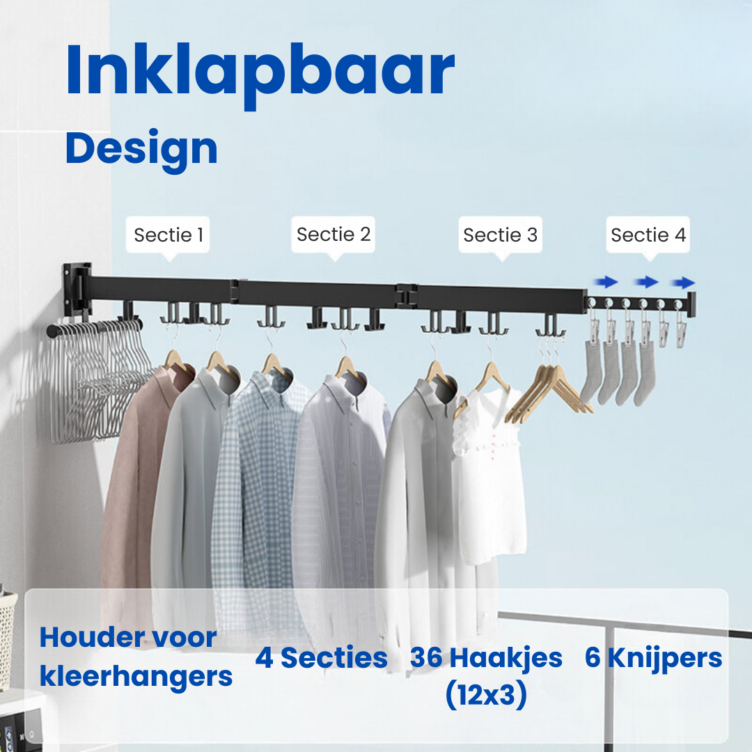 Lardic® Drying rack - Clothes rack - Rotary clothes dryer