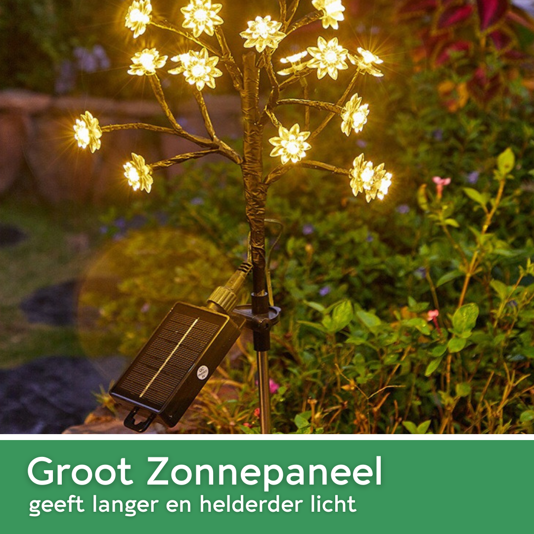 Lardic® Solar Garden Lamp with Ground Spike – Garden Lighting - Flowers