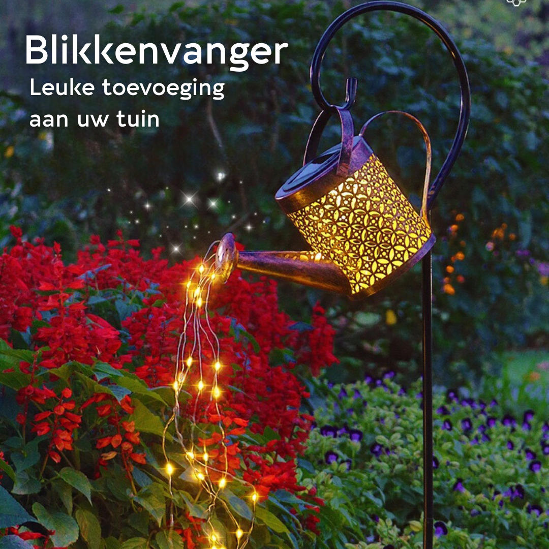 Lardic® Solar Watering Can Garden Lamp with Ground Spike