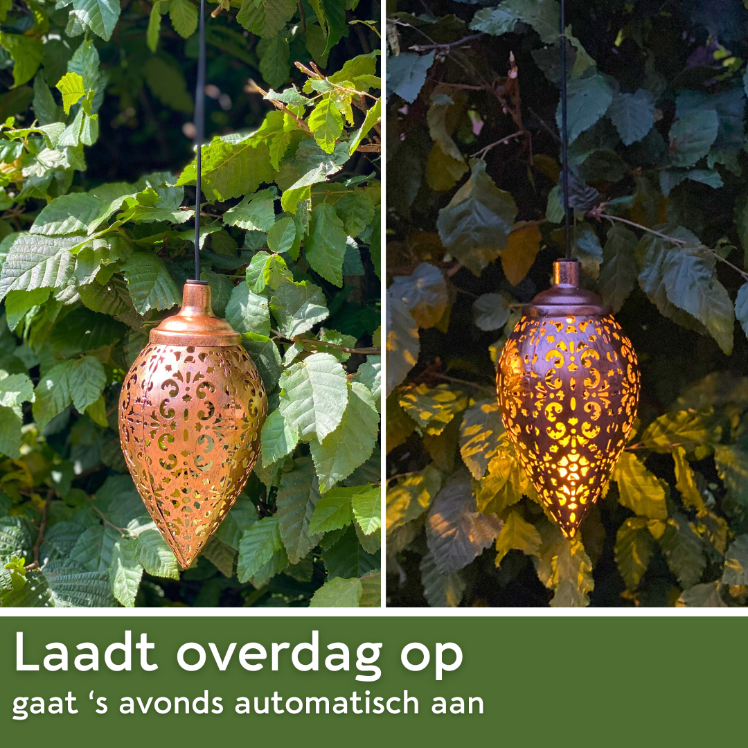Lardic Solar Hanging Garden Lamp - Oriental