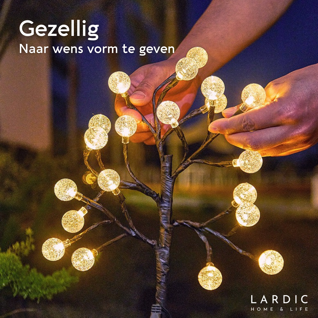 Lardic® Solar Garden Lamp with Ground Spike – Garden Lighting - Bulbs