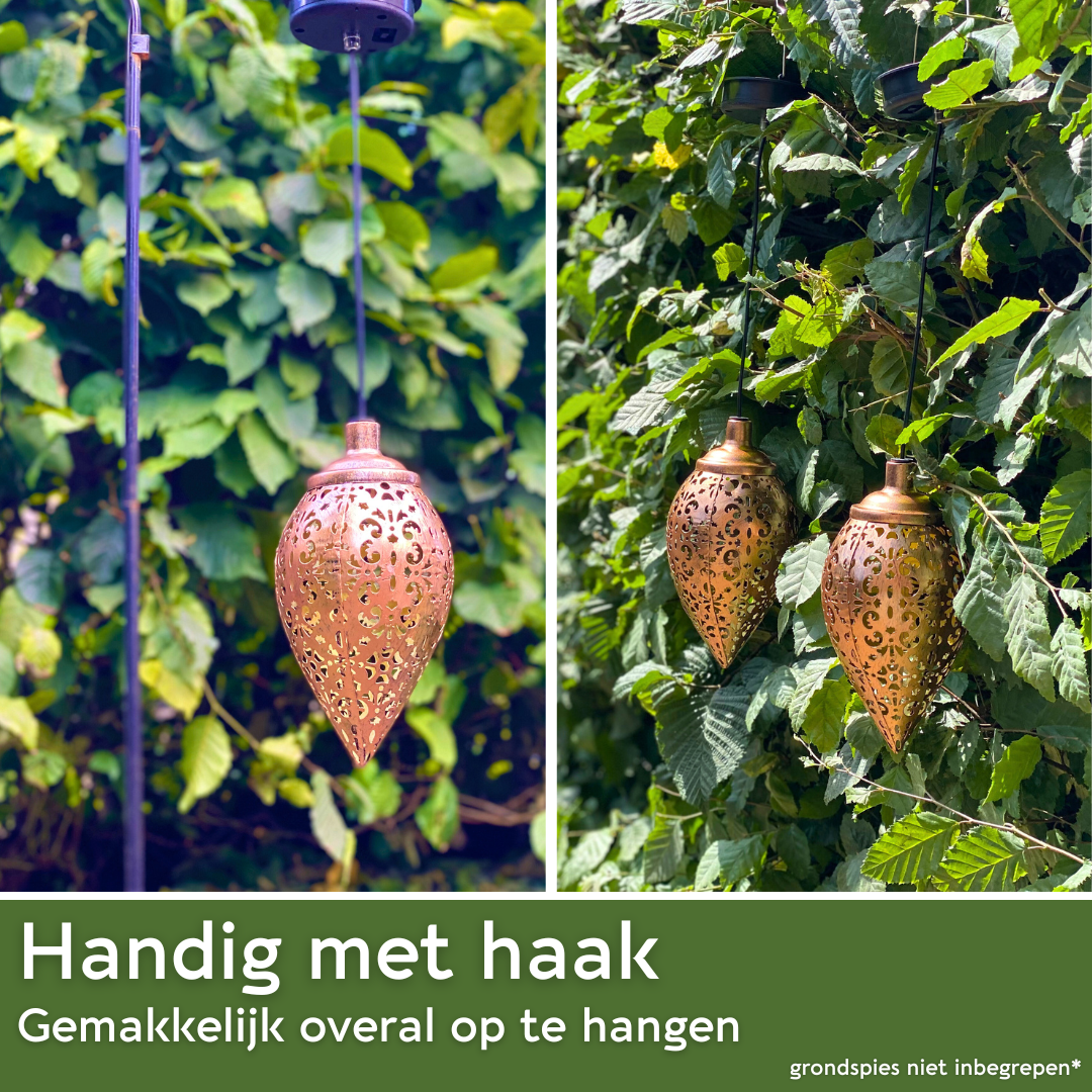 Lardic Solar Hanging Garden Lamp - Oriental