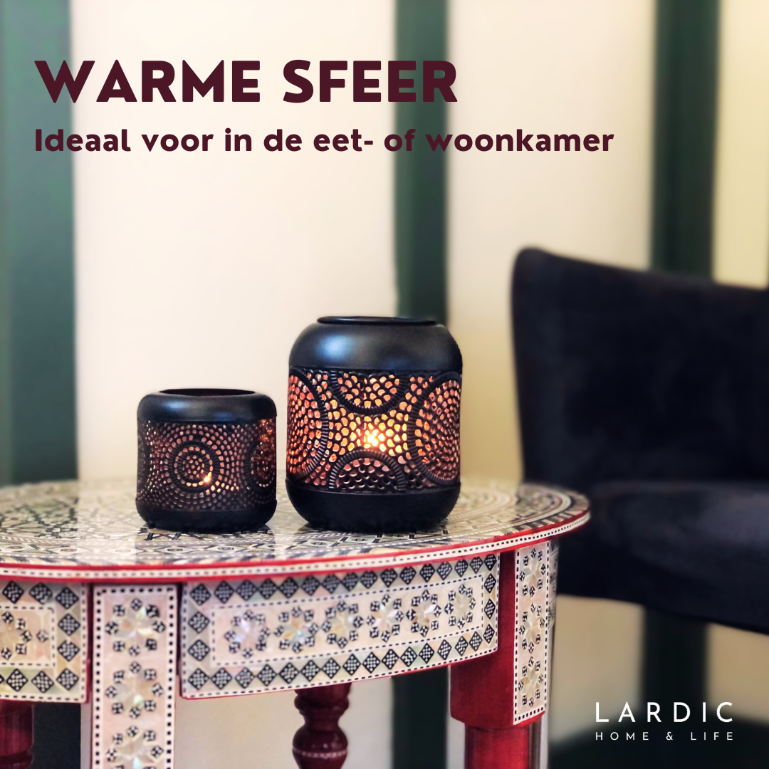 Lardic® Candle Holder - Tea Light Holder - Tea Light Holder - Set of 2