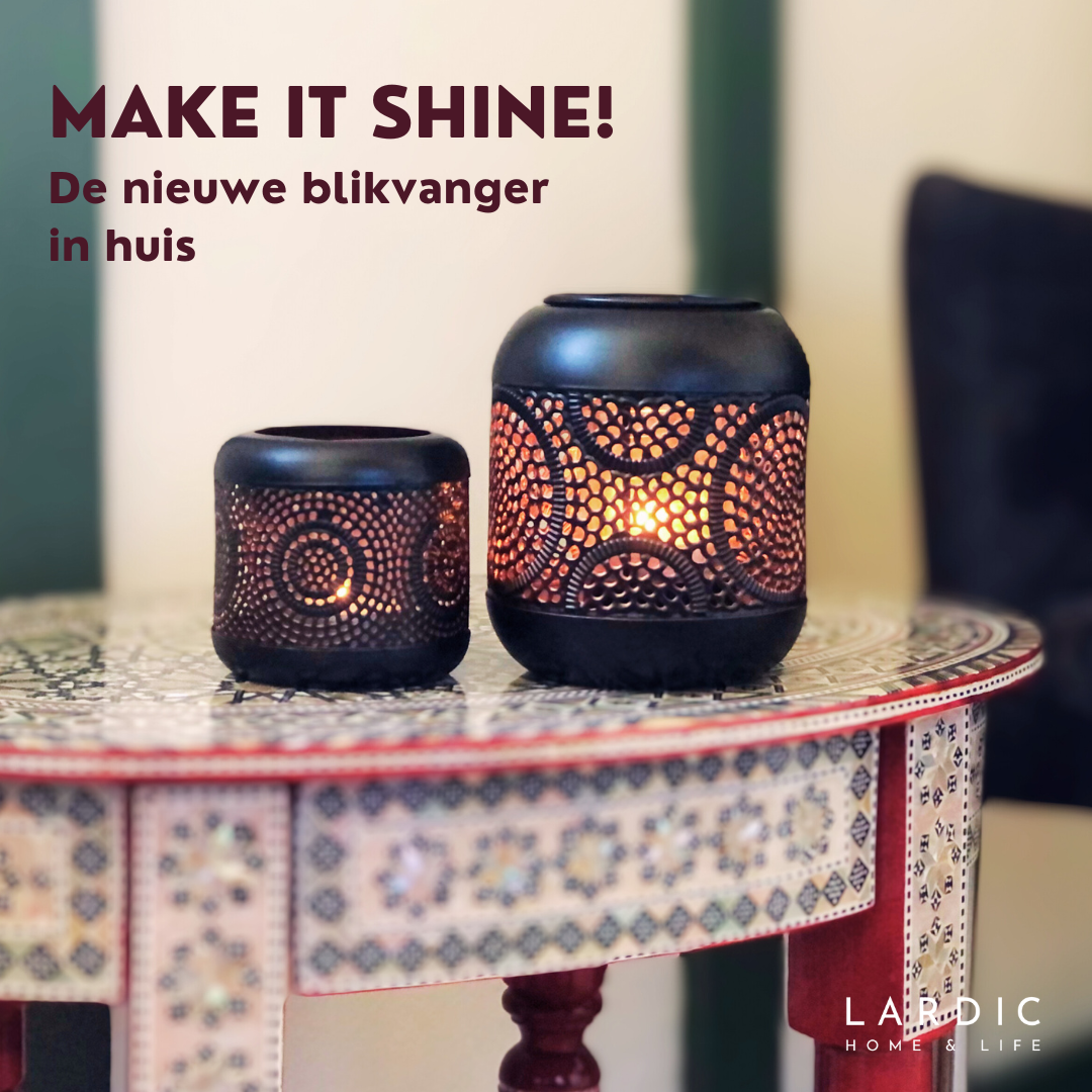 Lardic® Candle Holder - Tea Light Holder - Tea Light Holder - Set of 2