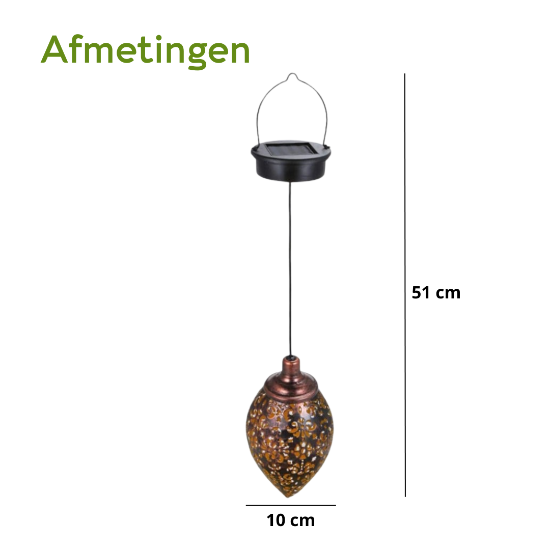 Lardic Solar Hanging Garden Lamp - Oriental