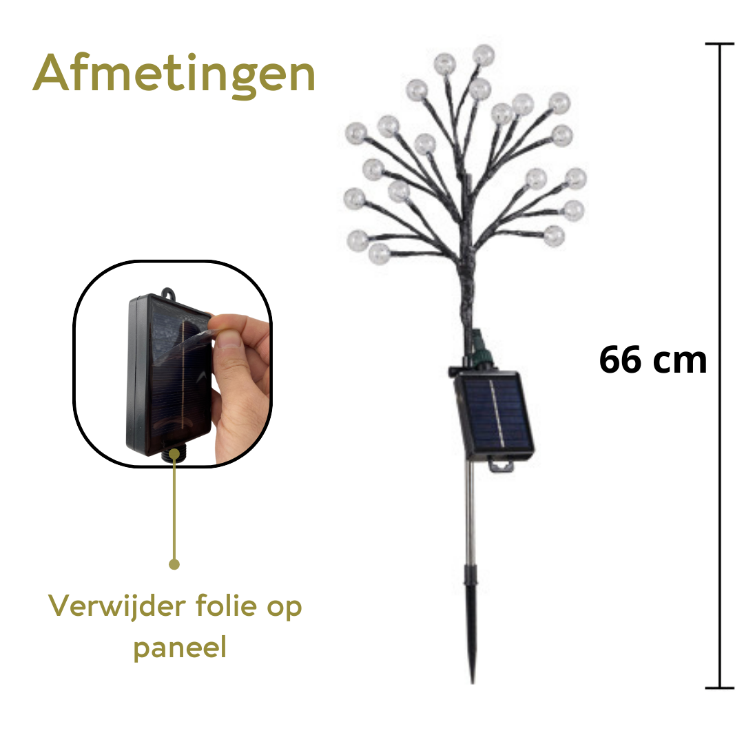 Lardic® Solar Garden Lamp with Ground Spike – Garden Lighting - Bulbs