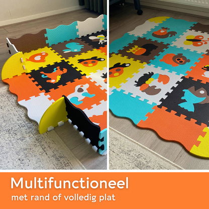 Lardic Speelmat - Babygym – Puzzelmat - 150 x 150 cm - Inclusief Opbergtas - 3+ jaar