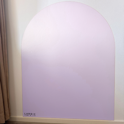 Lardic Magnetische Muursticker - Krijtbord - Boogvorm - Lichtroze - B80 x H100 cm